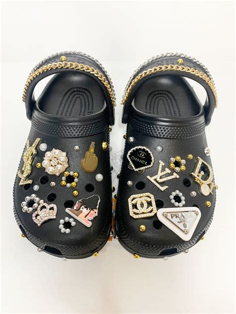 luxury designer charms for crocs.